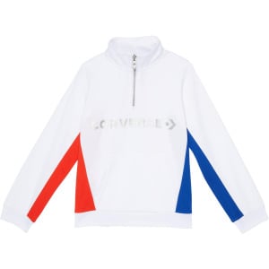 Толстовка Converse Color-Block 1/4 Zip, белый