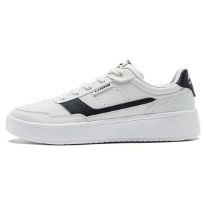 Кроссовки LINING Relaxing Skateboarding Shoes Men Low-top White/Black, белый/черный