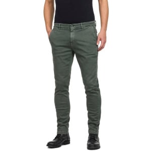 Брюки REPLAY Slim fit Chino Pants Zeumar, темно-зеленый