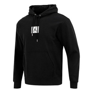 Толстовка Air Jordan Drawstring Knit Hoodie Men's Black, черный