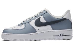 Кроссовки для скейтбординга Air Force 1 женские, низкие, белый/синий Nike