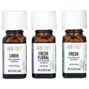 Смесь эфирных масел Aura Cacia Fresh Home Pure, 3 флакона по 7,4 мл