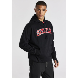 Толстовка Shadow Logo Oversized SIKSILK, черный