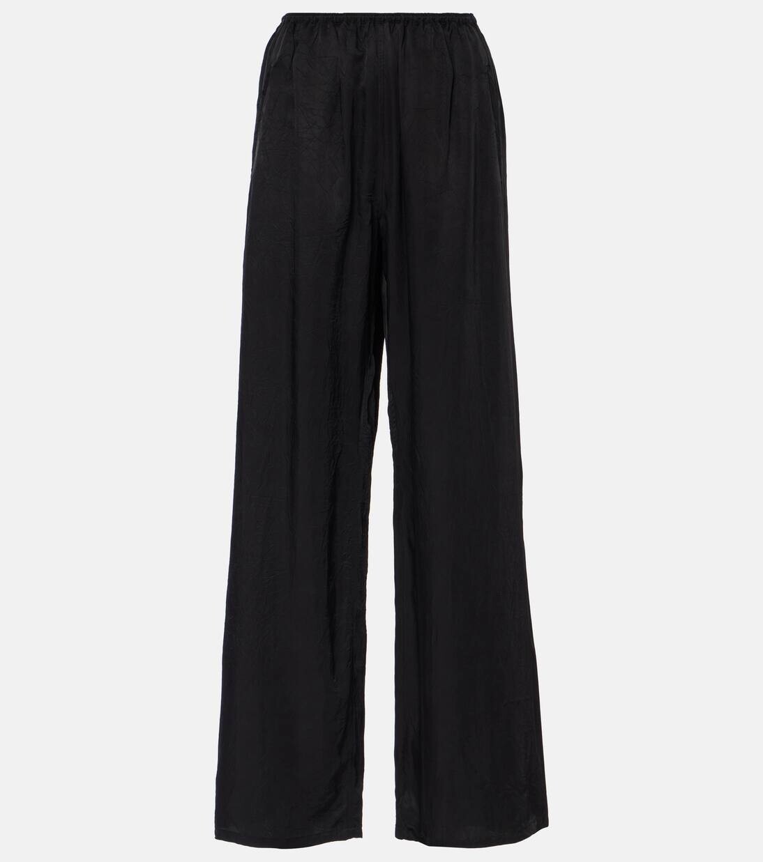 

Широкие брюки White Label Anders с высокой посадкой Proenza Schouler, черный
