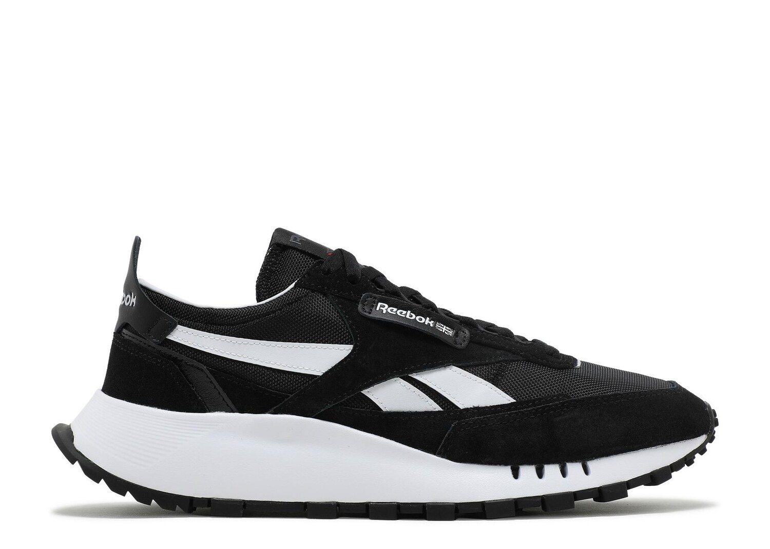 Кроссовки Reebok Classic Leather Legacy 'Black White', черный кроссовки iverson legacy black white reebok черный