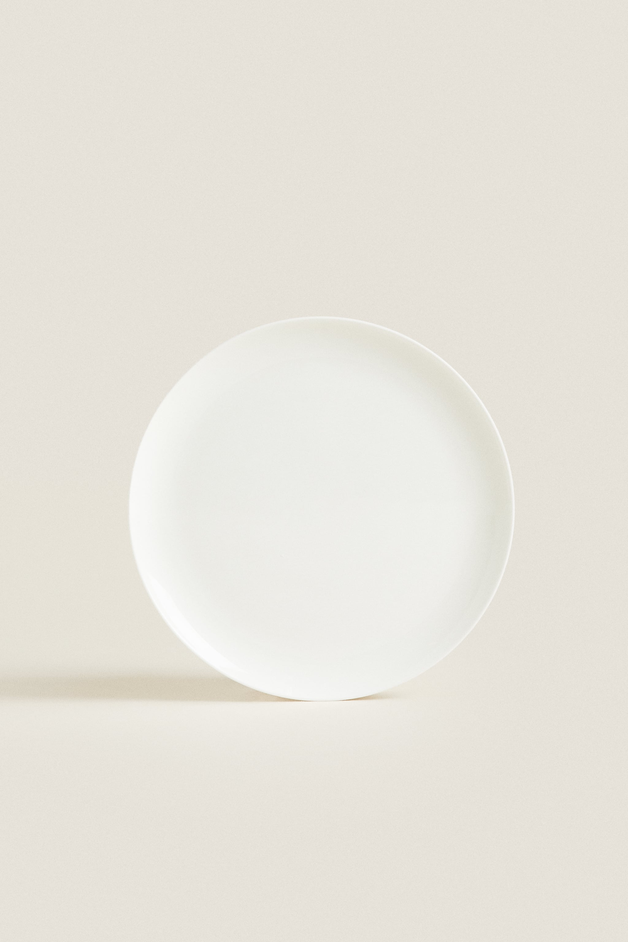 Десертная тарелка костяной фарфан Zara, белый
