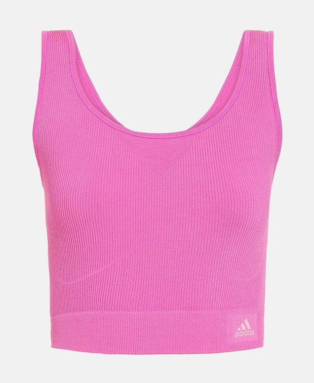 Спортивный бюстгальтер adidas, розовый Adidas