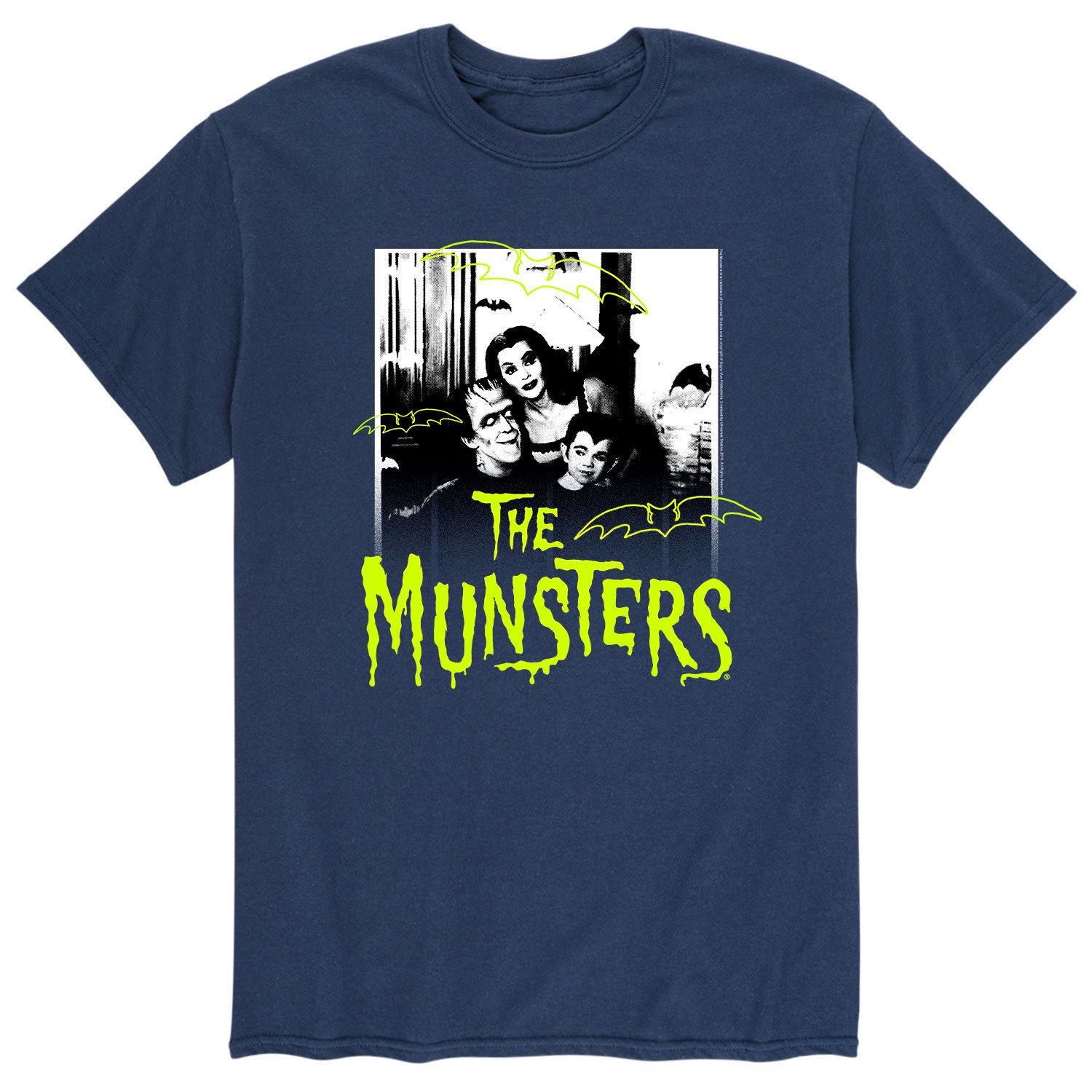 Мужская неоновая футболка The Munsters Licensed Character