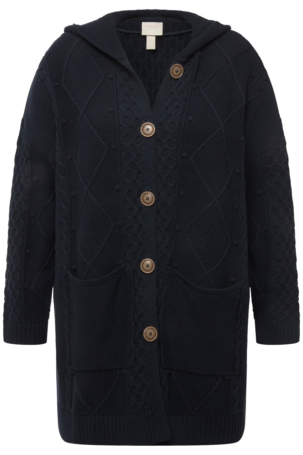 

Толстовка Ulla Popken Strickjacke, морской