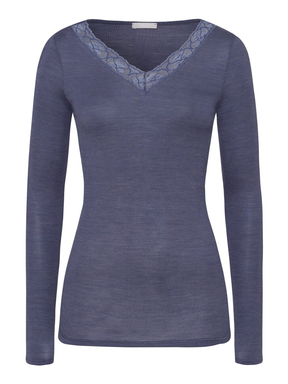 

Майка Hanro Woolen Lace, темно-синий