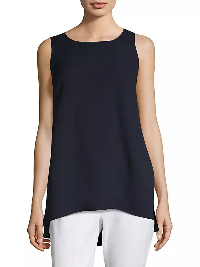 

Шелковая блузка Ruthie Lafayette 148 New York, цвет ink