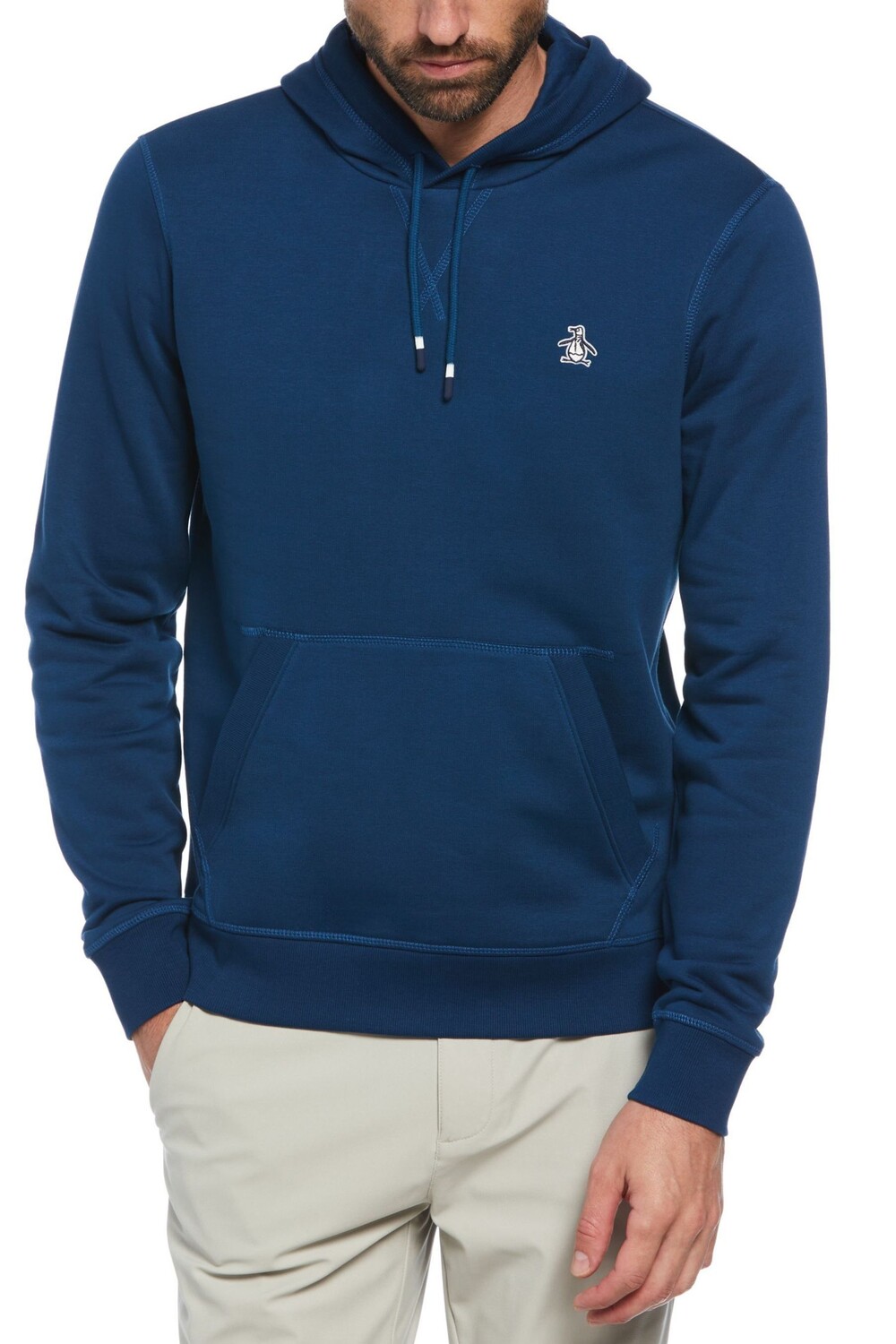 

Черный пуловер с капюшоном от стикера Pete в Urban Chic Original Penguin, синий