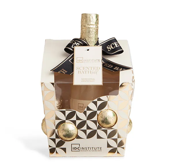 

Набор из пены и бомбочек для ванны Scented Bath Gold Idc Institute, 1 UD