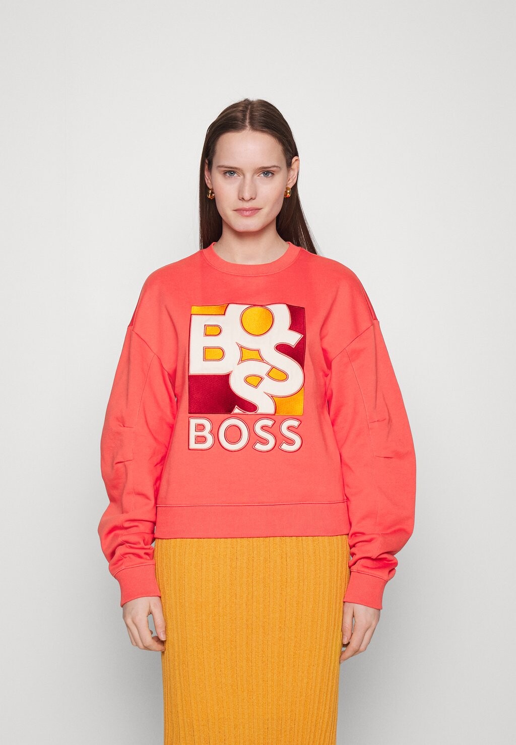 

Толстовка BOSS, ярко-розовый