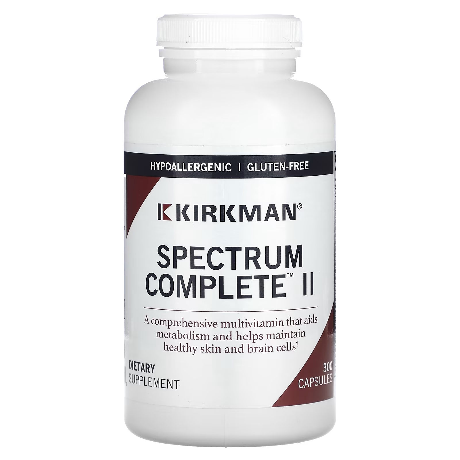 Пищевая добавка Kirkman Labs Spectrum Complete II, 300 капсул пищевая добавка kirkman labs immuno aid advanced formula 120 капсул