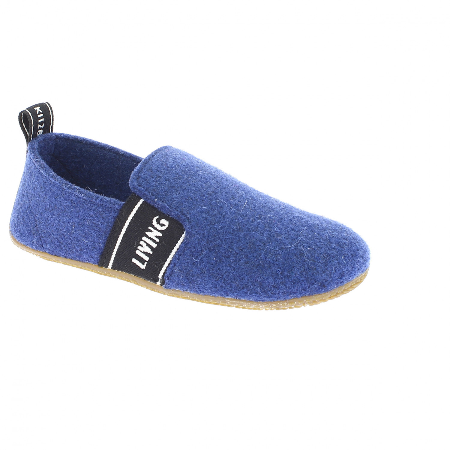 Тапочки Living Kitzbhel T-Modell Filz & LK Schriftzug No. 3645, цвет Sapphire