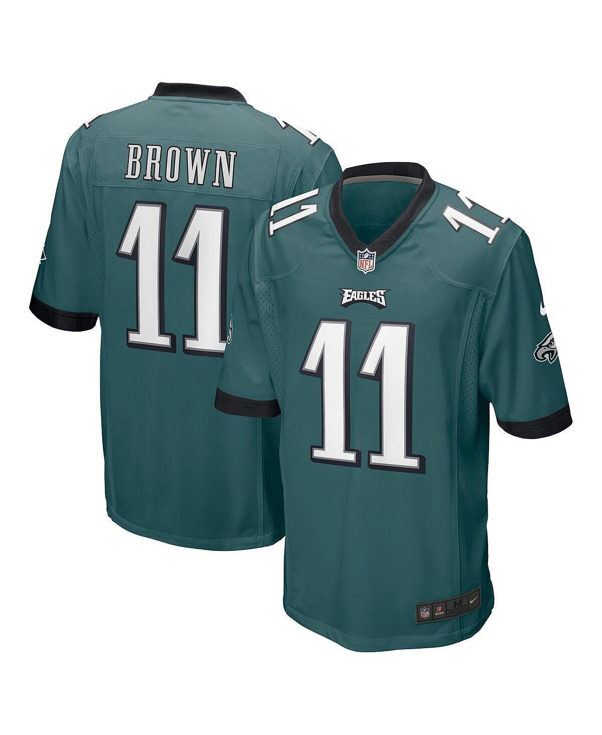 

Мужской A.J. Коричневый Midnight Green Джерси игрока Philadelphia Eagles Nike