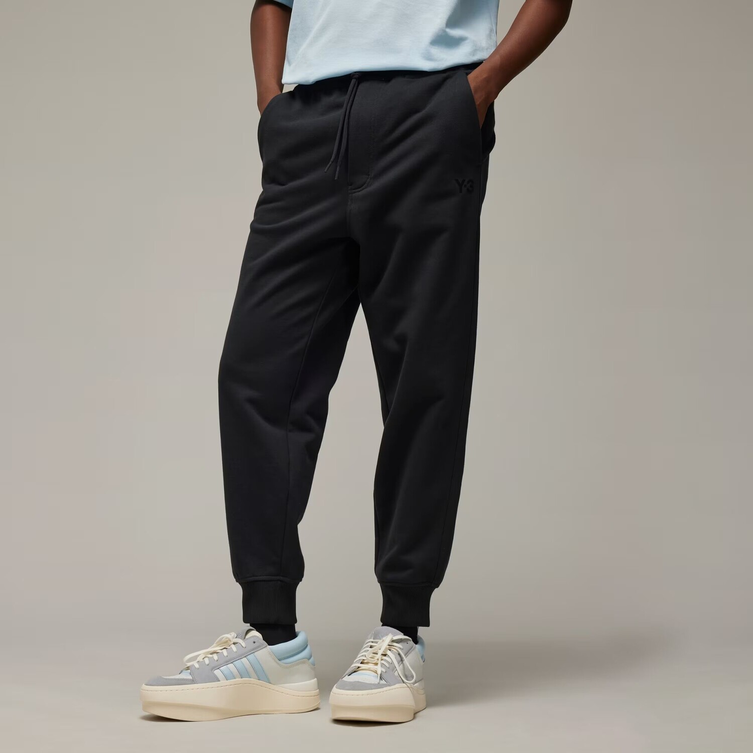

Брюки Y-3 из френч терри с манжетами Adidas