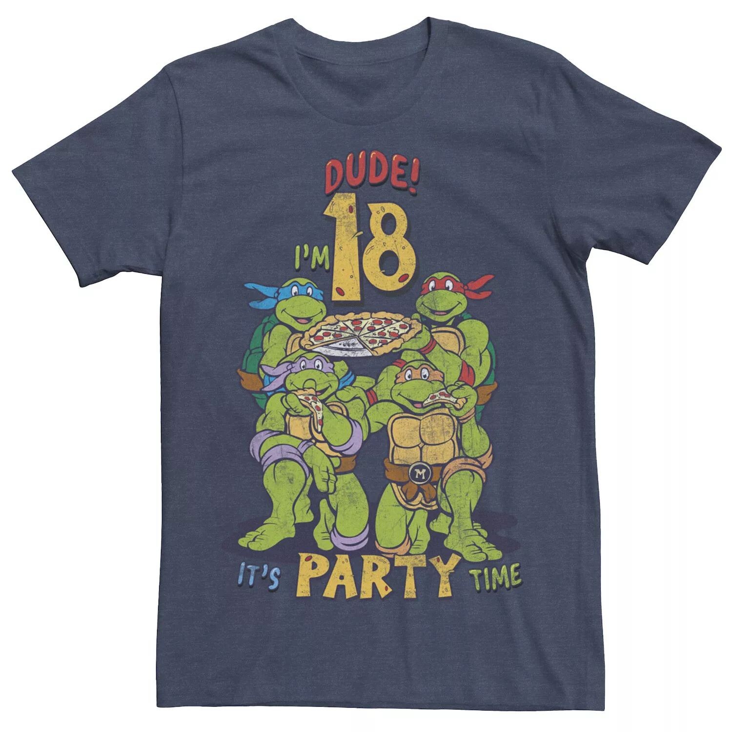

Мужская футболка Teenage Mutant Ninja Turtles Dude I'm 18 Licensed Character