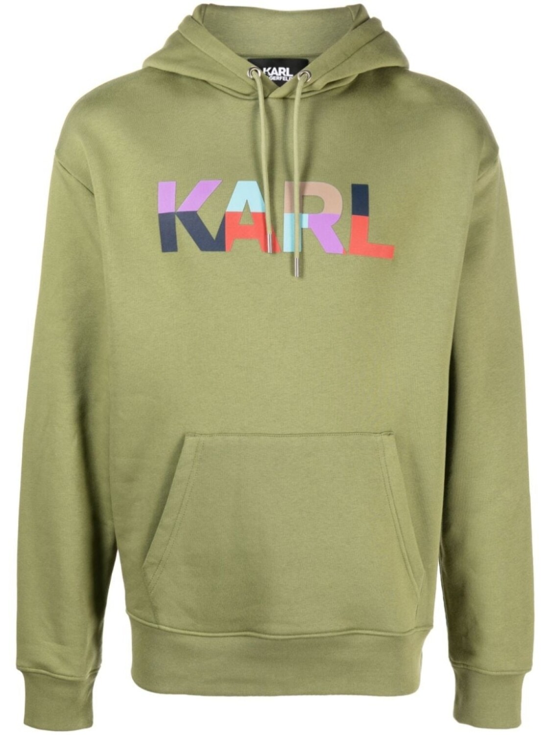 

Karl Lagerfeld худи с логотипом, зеленый