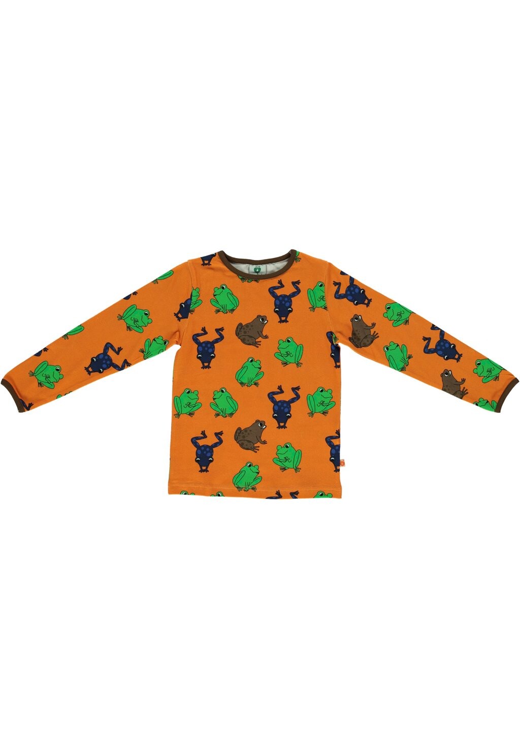 

Футболка с длинным рукавом Mit Frosch Småfolk, цвет orange