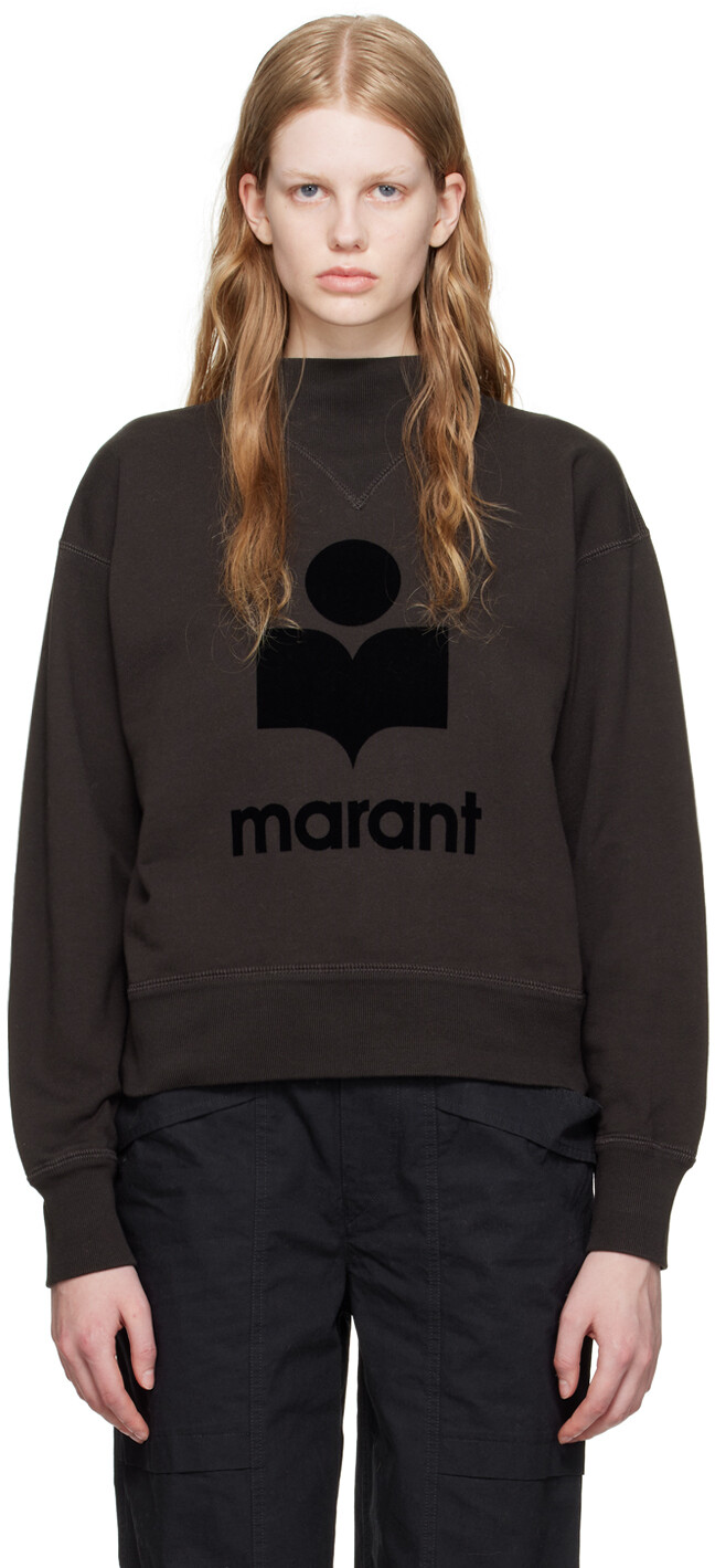 

Черный свитшот Moby Faded Isabel Marant Etoile
