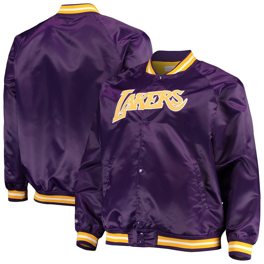 

Куртка Mitchell & Ness Los Angeles Lakers, фиолетовый