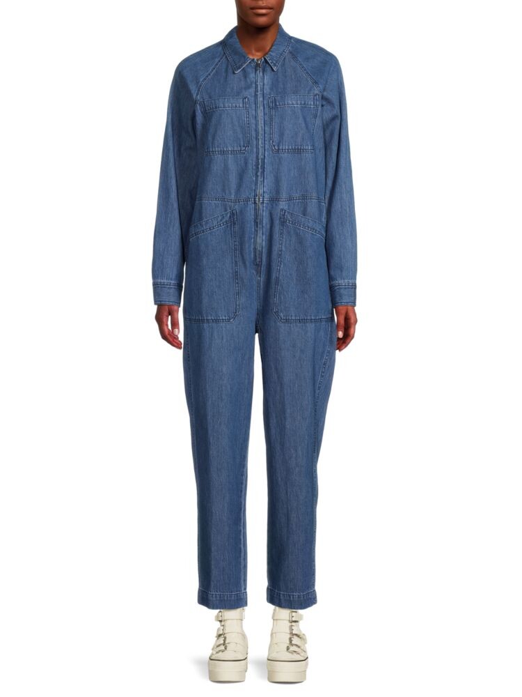 

Джинсовый комбинезон на молнии спереди Madewell, цвет Galemore Wash