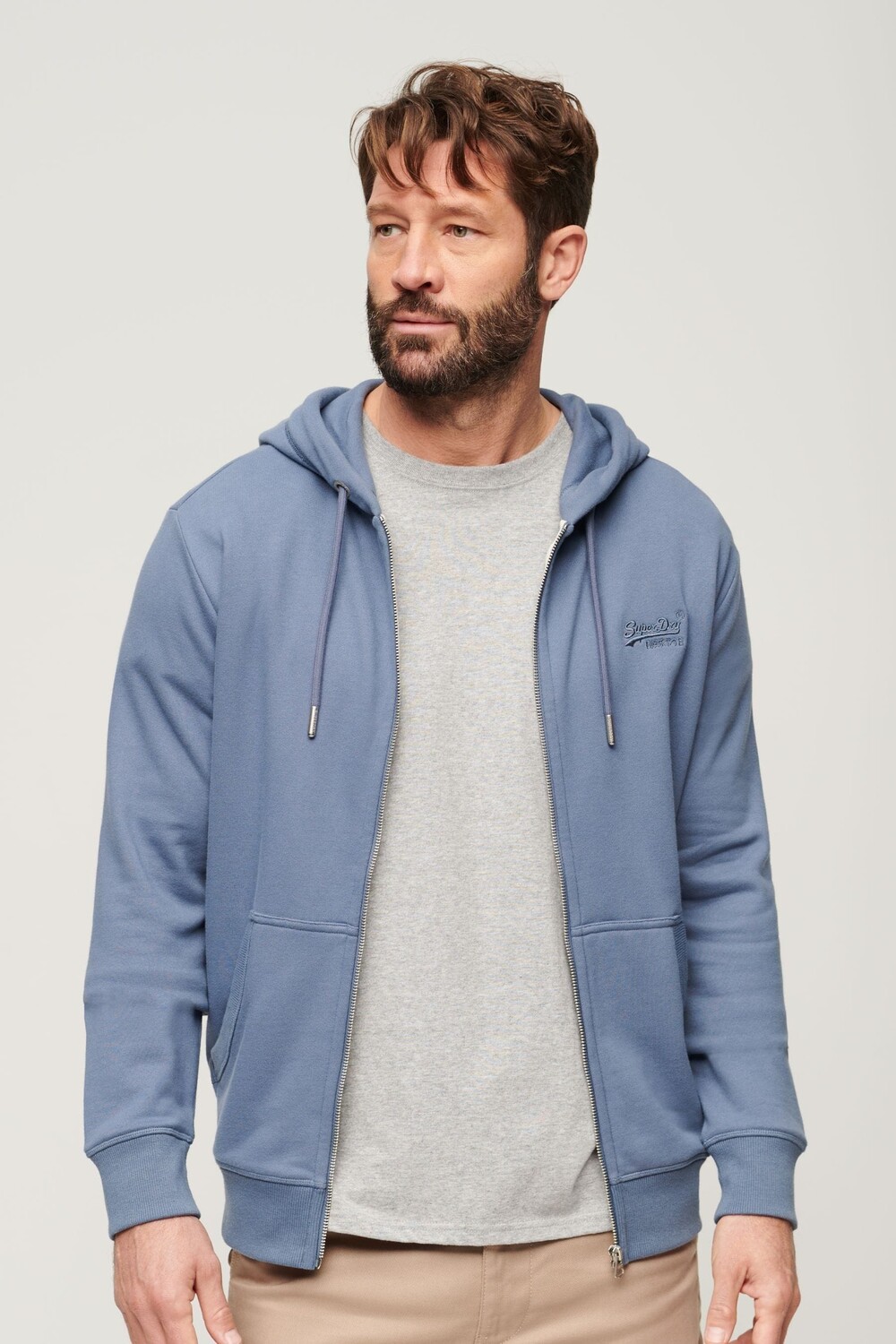 

Толстовка Essential с логотипом Superdry, синий