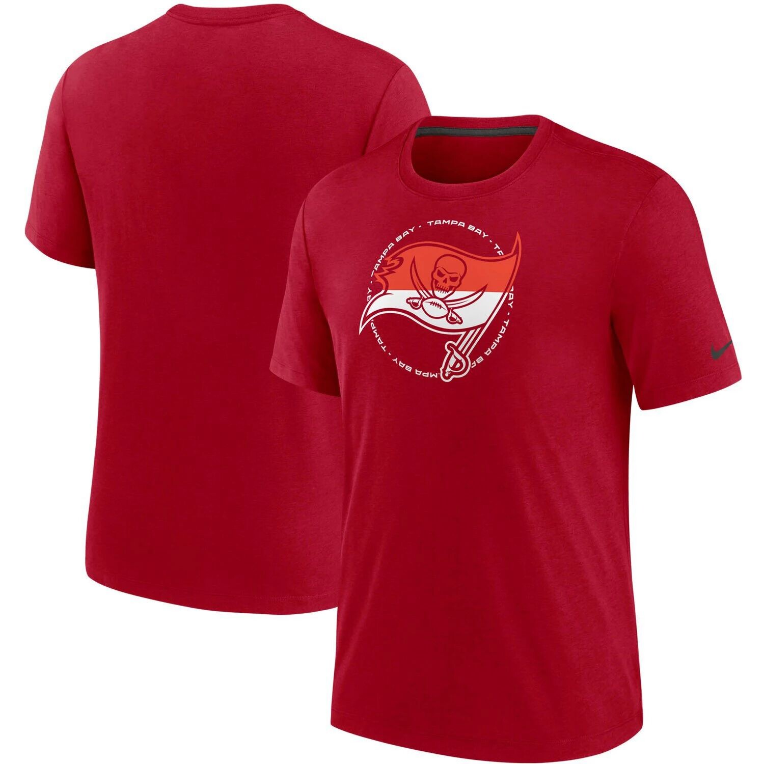 

Мужская красная футболка Tampa Bay Buccaneers Historic Tri-Blend Nike