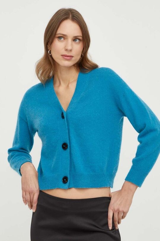 

Кардиган с добавлением шерсти Weekend Max Mara, бирюзовый, Зеленый