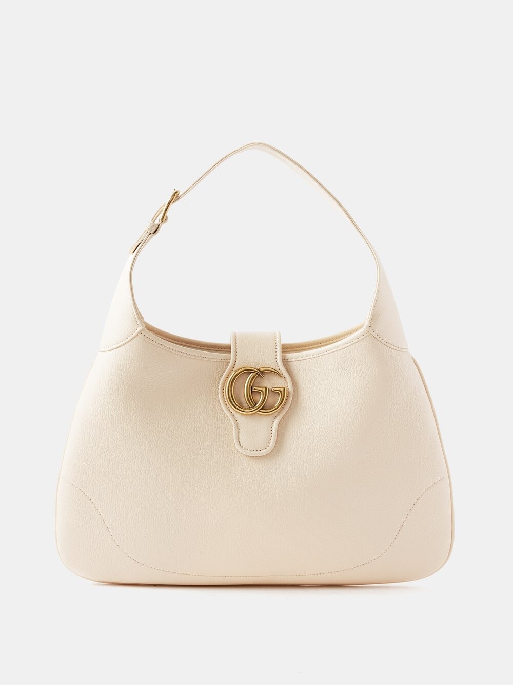 

Кожаная сумка на плечо aphrodite с бляшкой gg Gucci, белый