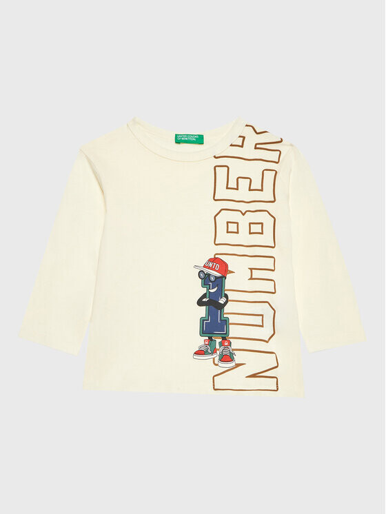 

Блуза стандартного кроя United Colors Of Benetton, экрю