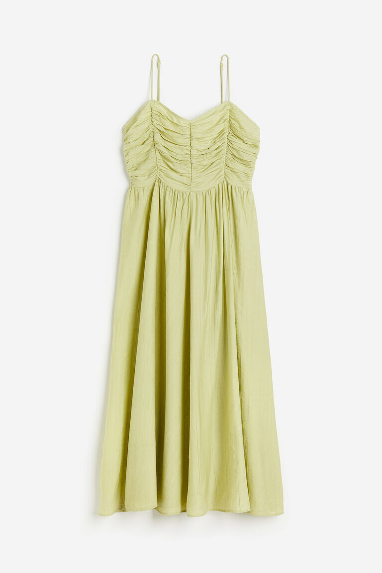

Платье со присборенным лифом H&M, зеленый