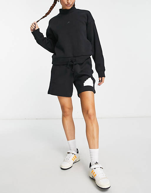 

Черная толстовка с высоким воротником adidas Sportswear All Season
