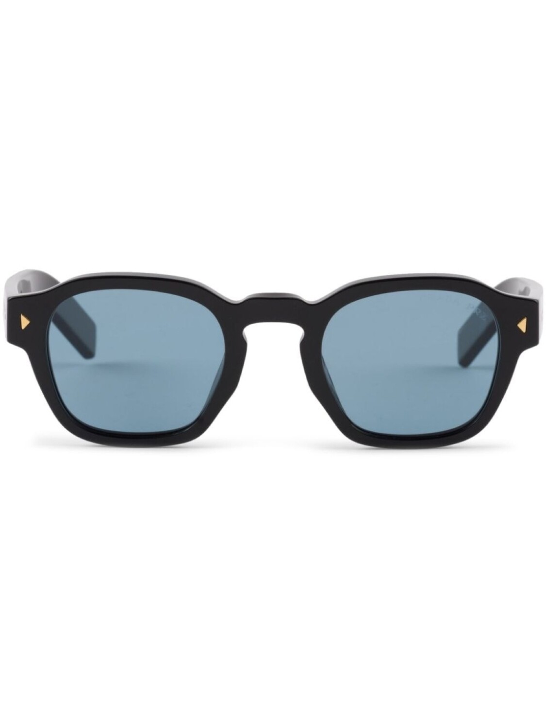 

Prada Eyewear солнцезащитные очки в квадратной оправе с логотипом, черный