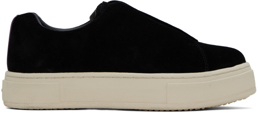 

Черные кроссовки Doja Eytys, цвет Suede black