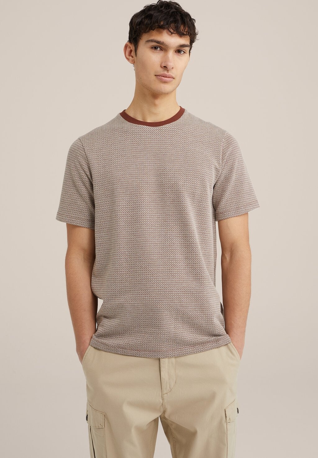 

Футболка с принтом WE Fashion, цвет brown