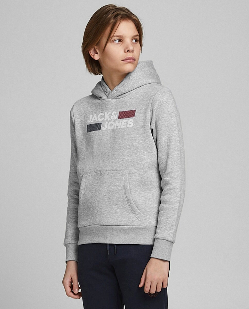 

Толстовка для мальчика с длинными рукавами Jack & Jones, светло-серый