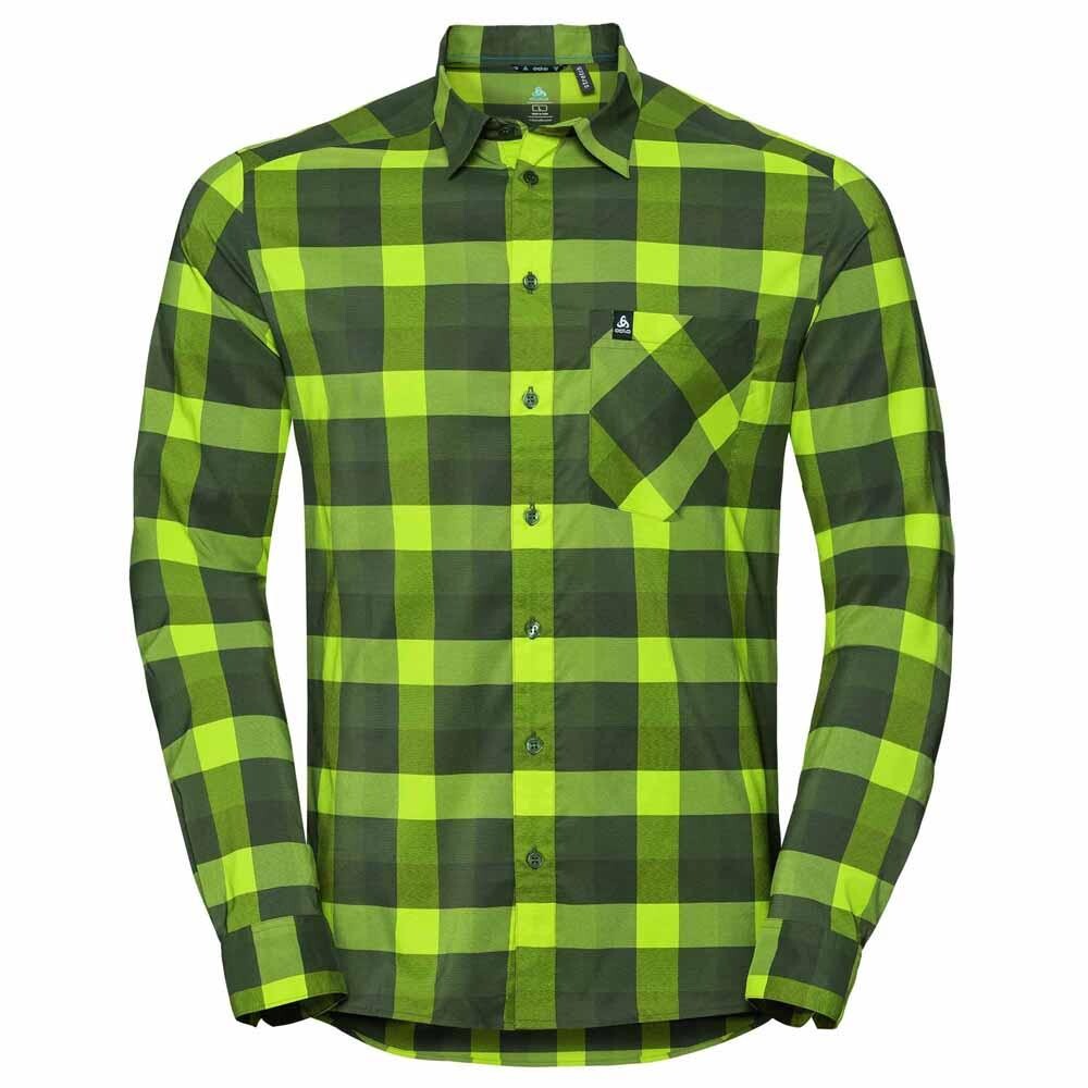 

Рубашка Odlo Nikko Check, зеленый