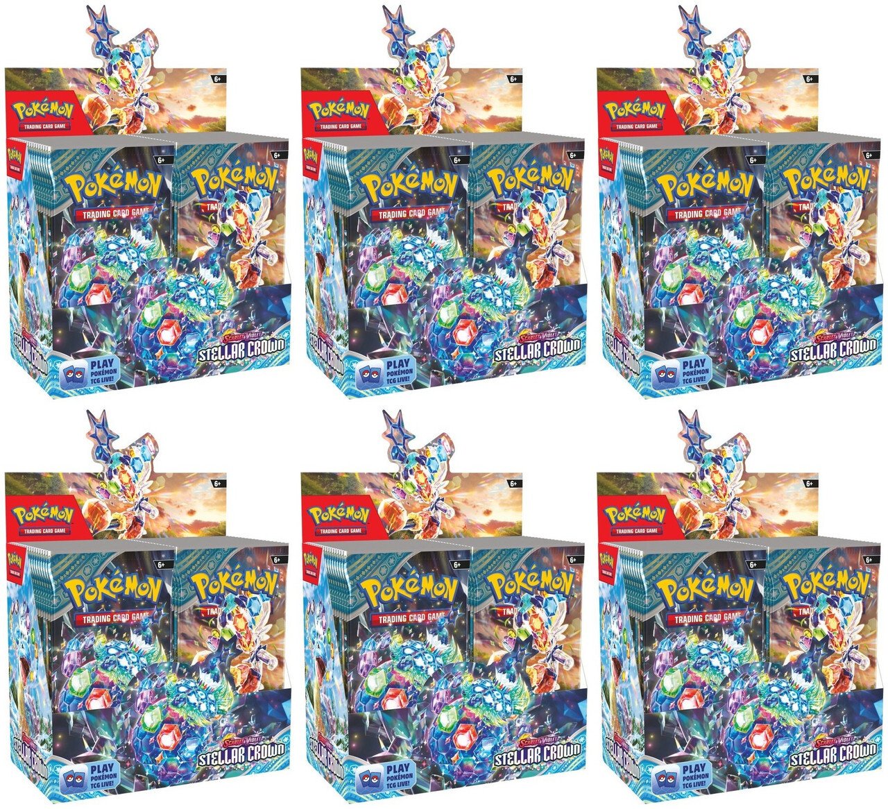 

Карточная игра Pokemon: Scarlet & Violet - Stellar Crown - Booster Box (Sealed Case)