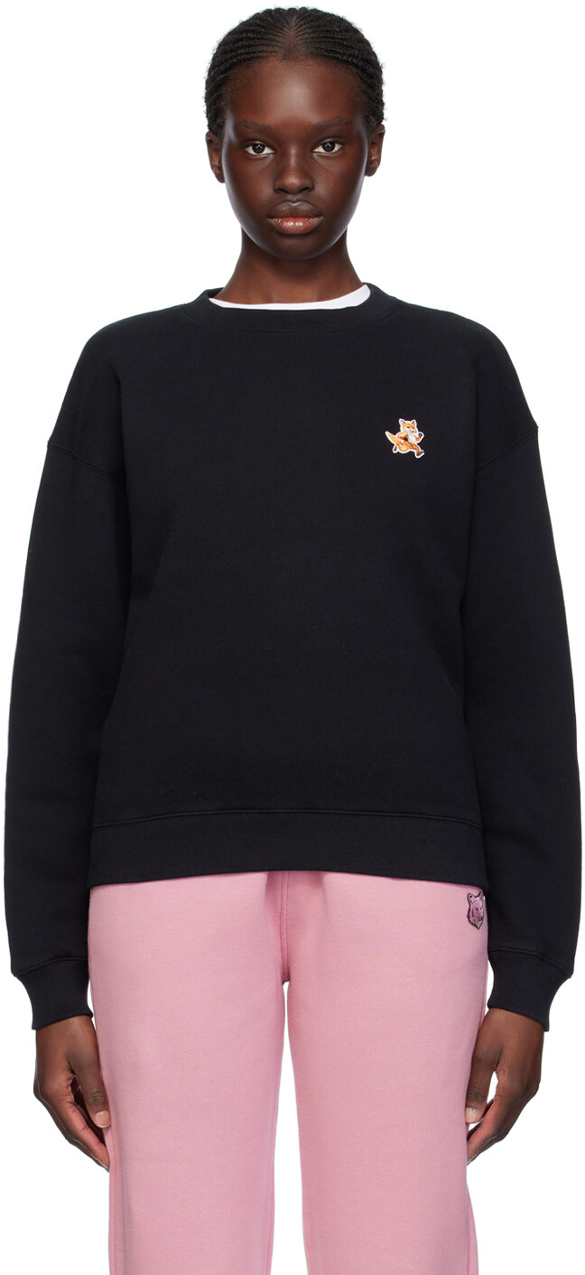 

Черный свитшот Speedy Fox Maison Kitsune