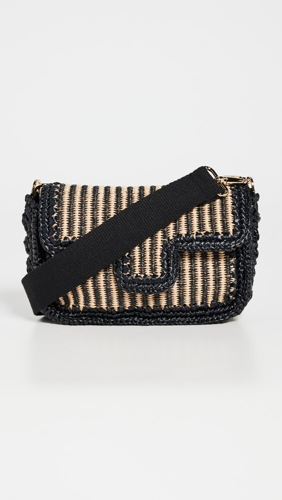 

Сумка-кроссбоди Caterina Bertini Woven Shoulder, натуральный