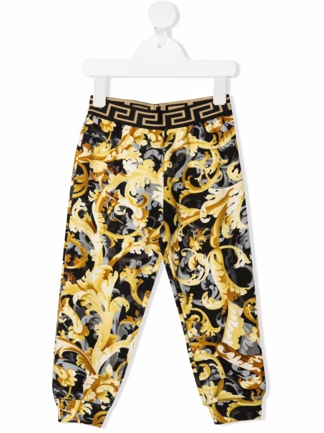 

Versace Kids спортивные брюки с принтом Baroque, черный