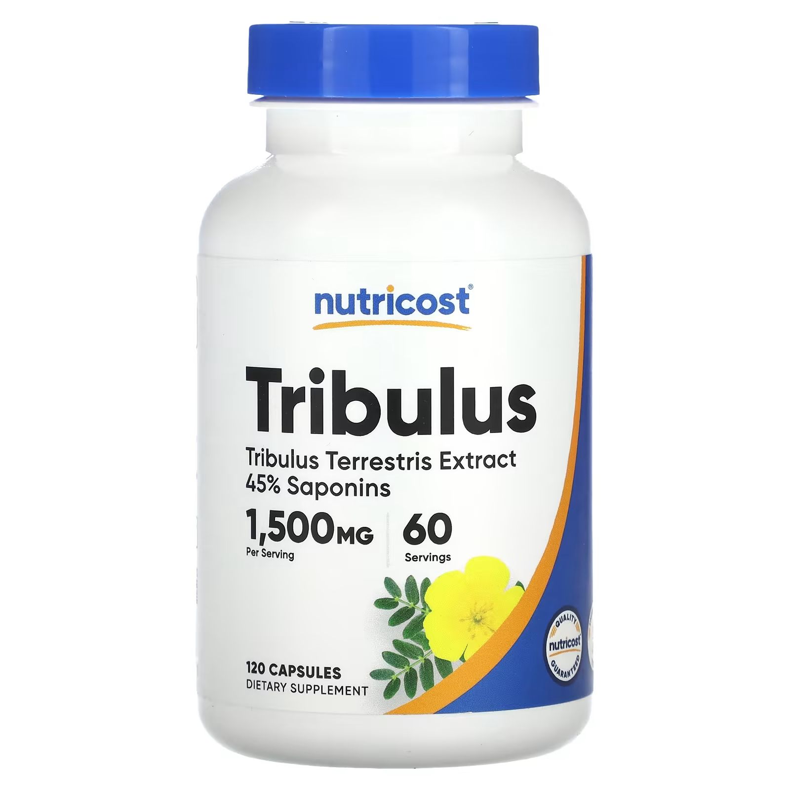 Nutricost Tribulus 1500 мг 120 капсул (750 мг на капсулу) nutricost гриб рейши 750 мг 120 капсул