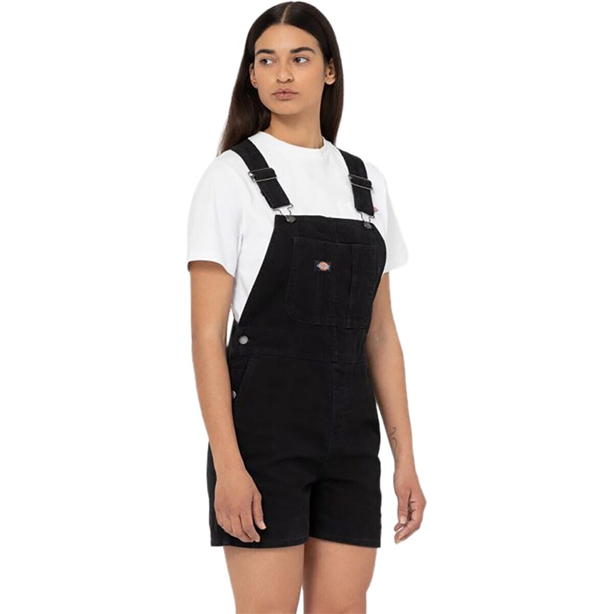 

Короткий нагрудник из ткани duck Dickies, черный