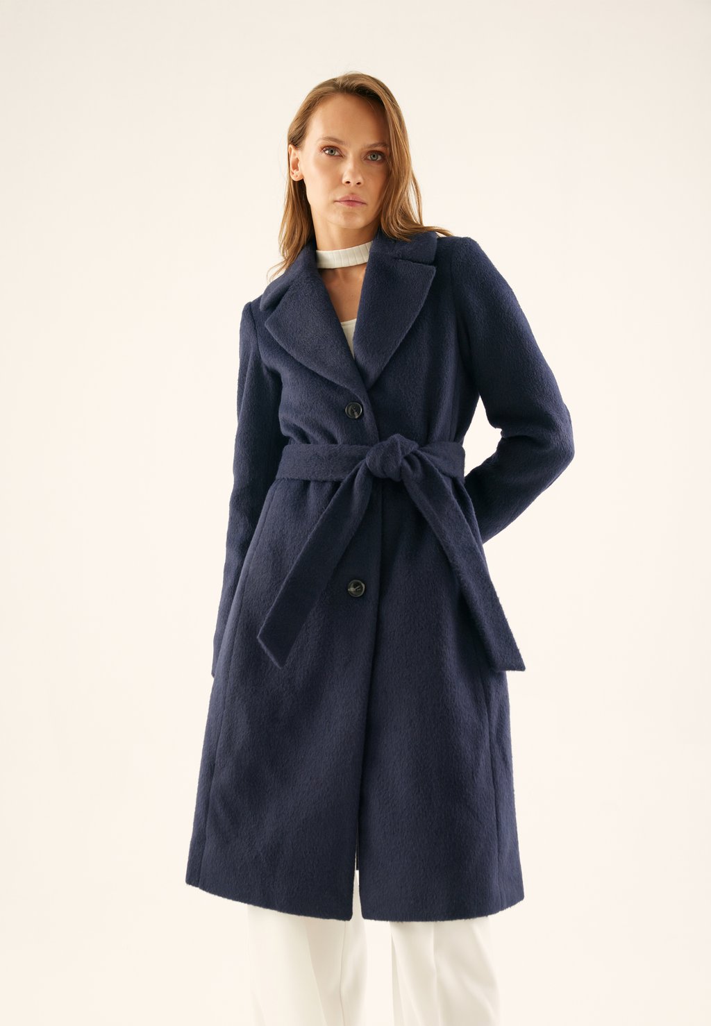 Классическое пальто Anna Field, темно-синее