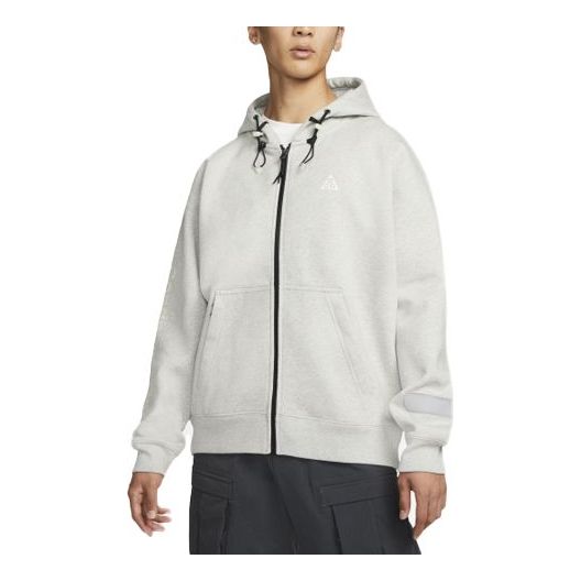 Куртка Nike ACG Solid Color Zipper Hooded Long Sleeves Jacket White, белый