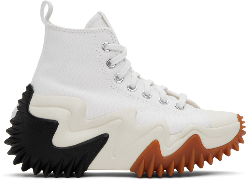 

Белые высокие кеды Converse Run Star Motion