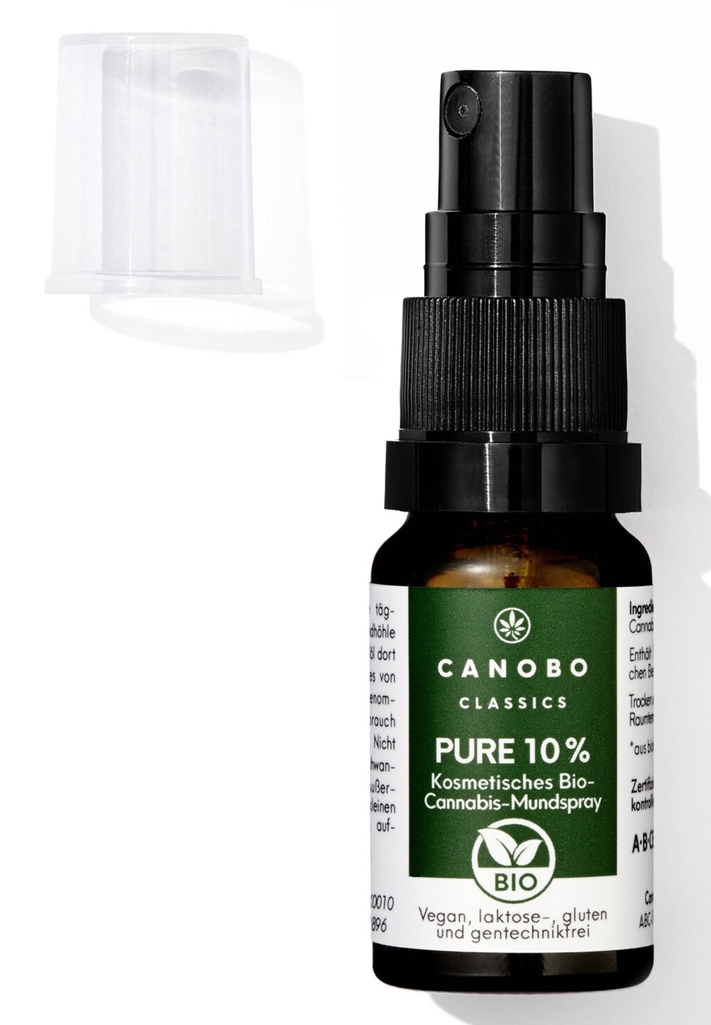 

Масло для тела MUNDPFLEGE PURE BIO CBD 10% CANNABIS MUNDSPRAY Canobo